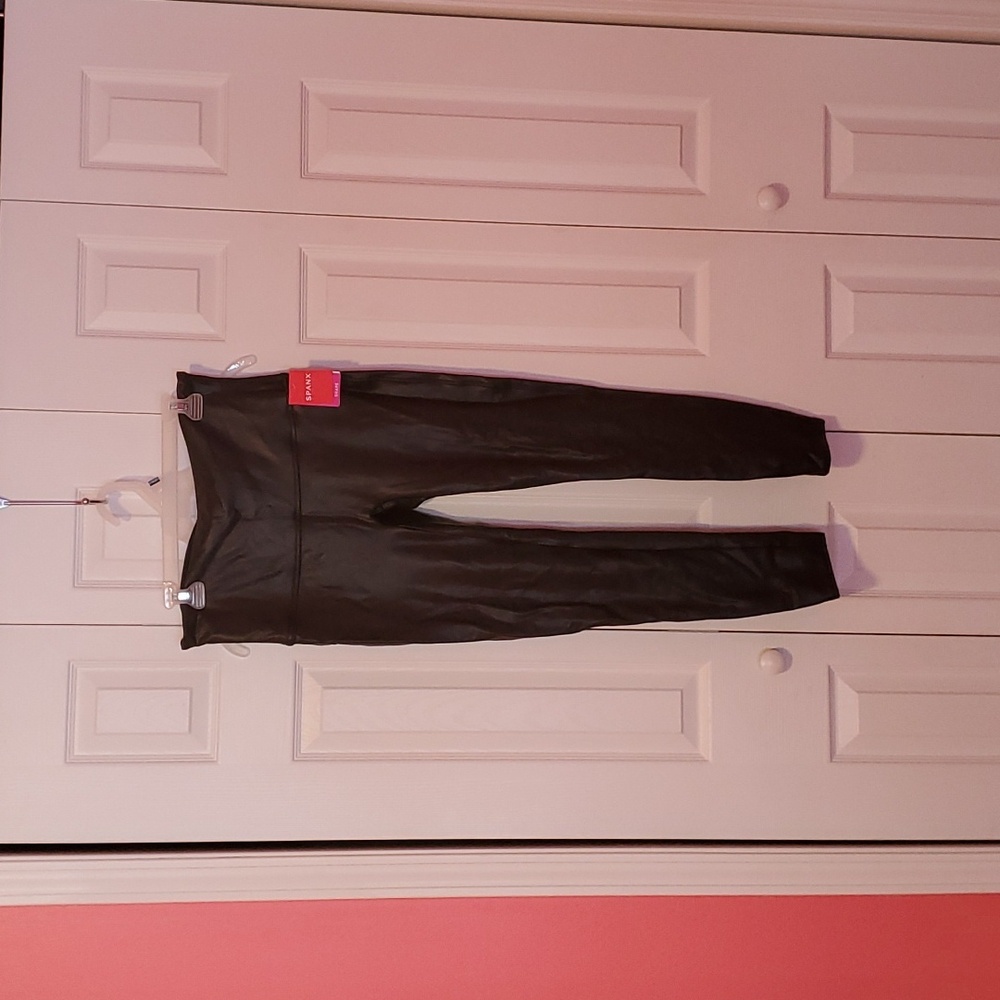 Spanx faux leather leggings